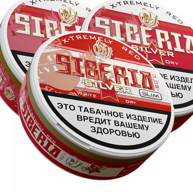 Жевательный табак Silver Siberia White Dry 13 гр
