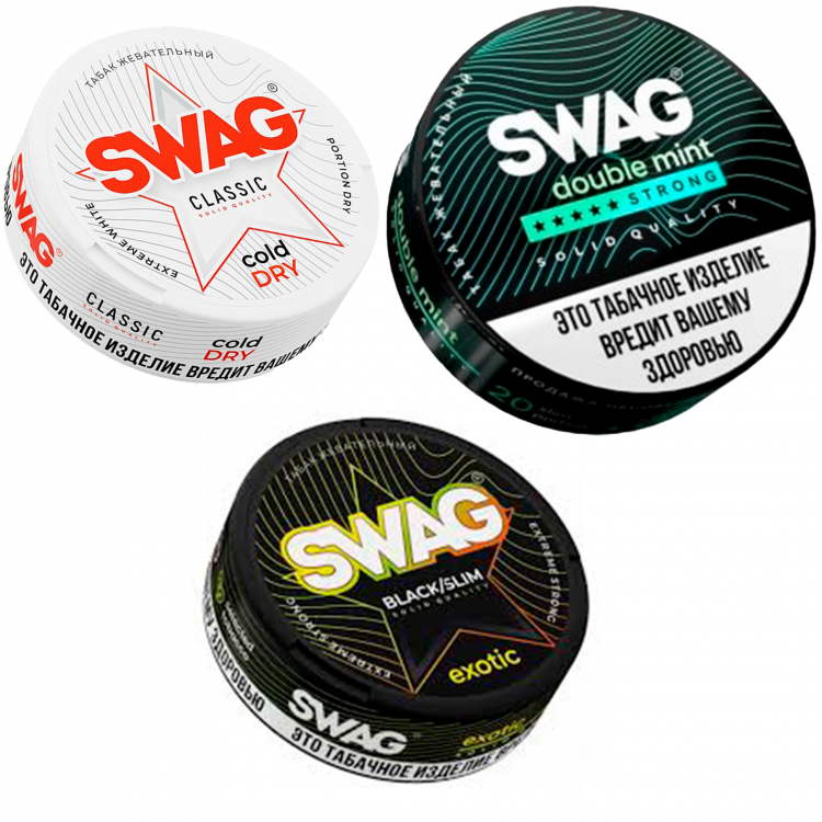 Табак жевательный SNVS Slim Strong - Свежая мята 10 гр